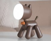 USB Lovely Dog Rechargeable  Night Light Children Bedroom Decor LED Lamp 