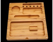 Magnetic Bamboo Rolling Tray