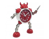 Metal Robot Alarm Clock