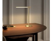 Minimalist Pure Copper LED Desk Lamp with Adjustable Angle