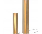 Modern Bamboo  Wooden USB Beside Desk Table Lamp 