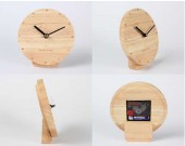 Modern Style Wooden Desk Clock 