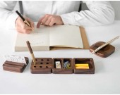 Wooden Modular Desk Organizers