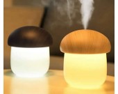 Wooden Lid Mushroom Shaped Night Light Humidifier 