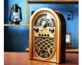 Nostalgic Retro Radio with Bluetooth Speaker Functionality