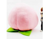  Peach Shaped Cushion Throw Pillow 