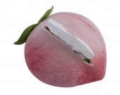 Peach Wool Felt Tissue Box