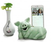 Pig Ceramic Speaker Sound Amplifier Stand Dock for iPhone 7 6S 6 5S 5C 5