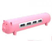 Pig Shaped 4 Port USB 3.0 Hub
