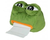 Plush Crying Frog Tissue Box Holder