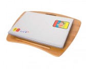 Portable Bamboo& Cushioned Macbook Mobile Lap Desk