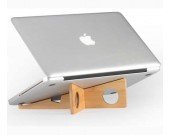 Portable Bamboo Wooden Desktop Folding Holder for Tablets iPad Laptop