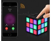 Portable Magic Cube Bluetooth Speakers Colorful LED Light 