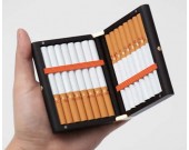 Portable Wooden Cigarette Case Box 