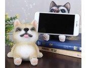 Puppy Dog Piggy Bank Cell Phone Stands Smartphone Holder for Desk