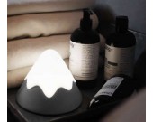 Rechargeable Adjustable Brightness, Touch & Sound Control Cone  Night Light Bedside Lamp