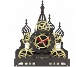Red Square  Gear Desk Clock