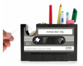 Retro  Cassette Pen Pencil Holder Desk Organizer 