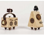 Robot Wooden Music Box