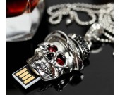 Skull Skeleton Head Shape USB Flash Drive