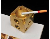 Solid Brass Dice Ashtray