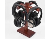 Solid Wooden Headphones Stand Hanger