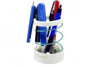 Spring Pen Holder Stand Desk Organizer