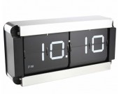 Stainless Steel Square Auto Flip Clock