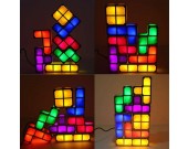 Tetris Stackable LED Desk Lamp Light 