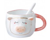 Unique Pig Coffee Mug Cup