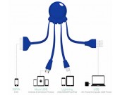 Universal Octopus USB Charger Adapter Lightning And Micro USB for Smart Phones, Tablets