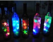 USB Powered Colorful Led String Lights in Glass Bottle