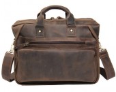Vintage Handmade Leather Messenger Bag for Briefcase Satchel Bag &under to 14 inch Laptop 