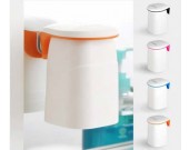 Wall Mounted Toothbrush Cup Holder with Magnetic Rinse Cup