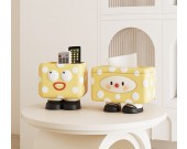 Whimsical Creamy Cartoon Storage Box,Tissue Box