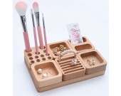 Wood 6 Piece Desk Organizer Set