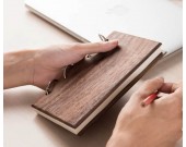  Wood Cover NoteBook 