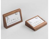 Wood Business Card Display Holder