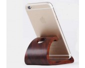 Wood Cell Phone Stand, Smartphone Wood Dock