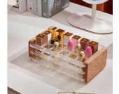 Wood Cosmetics Desktop Storage Box Girl Gift
