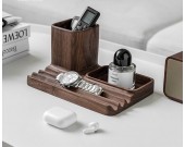 Office Desktop Wooden Organizer Storage Box,Pen Holder,Phone Holder