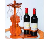 Wood Wine Glass Holder Rack Wine Glass Hanging Drying Stand Organizer