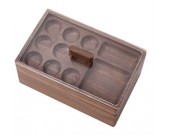 Wooden 3 Layers Multi-Functional Jewelry Storage Organizer