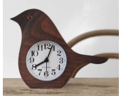 Wooden Bird Shaped Desk Alarm Clock