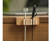  Wooden Cable Management System for Power Cords and Charging Accessory Cables