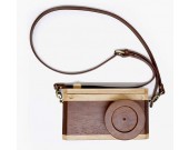 Wooden Camera Small Crossbody Cell Phone Purse Wallet With Shoulder Strap