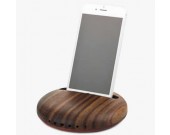 Wooden Cell Phone Sound Amplifier  Desk Stand Holder Docking Station