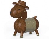 Wooden Dog Shaped Perpetual Calendar