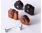 Wooden Headphone Wrap Winder Cable Cord Organizer