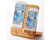 Bamboo iPhone  Smartphones Charging Dock Charge Station 